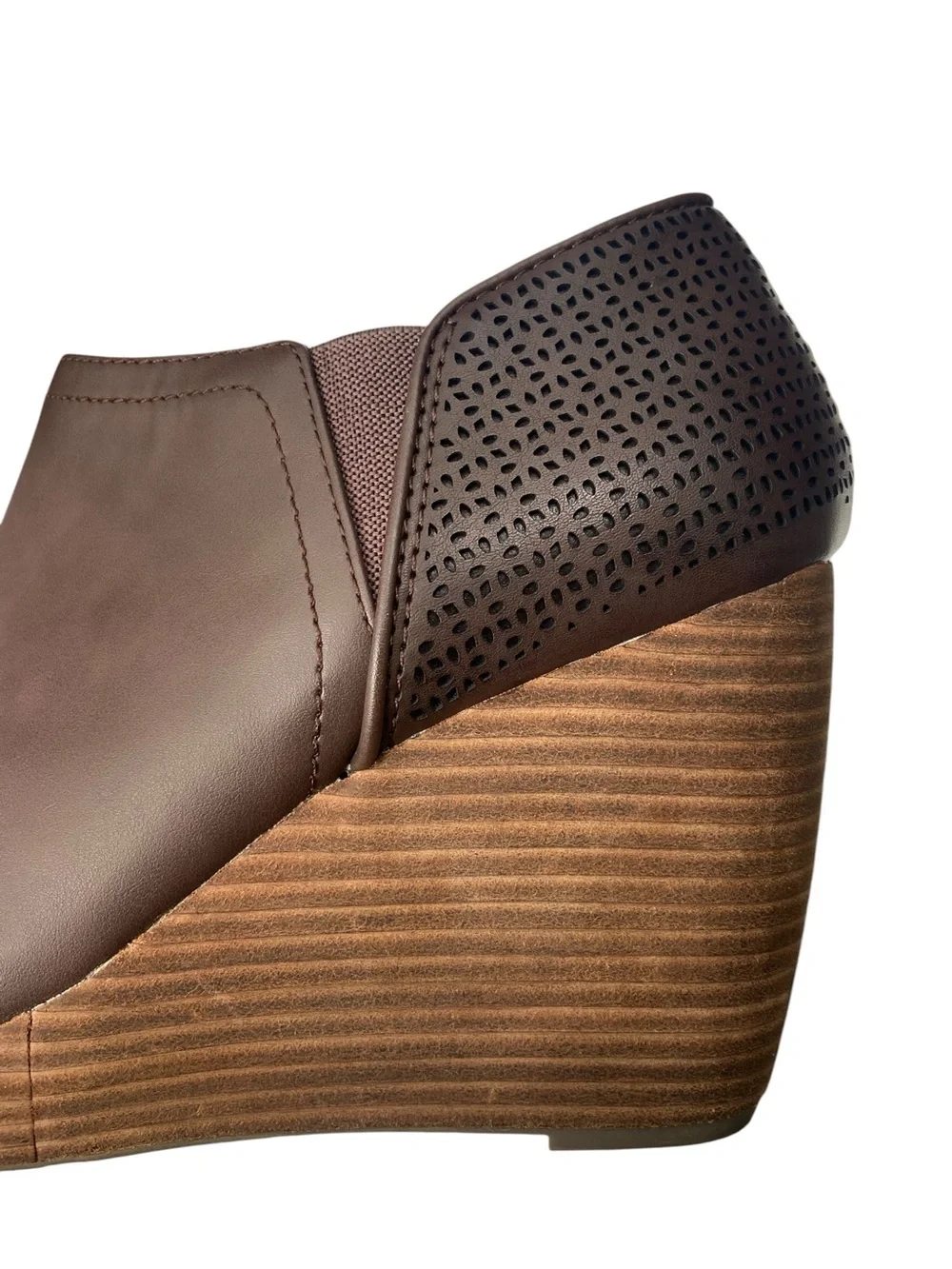 Dr. Scholl's Brown Harlow Wedge Booties 10M